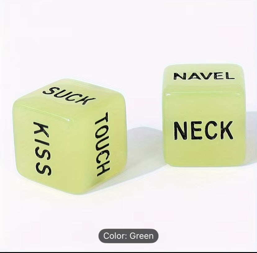 Glow in the Dark Sex Dice