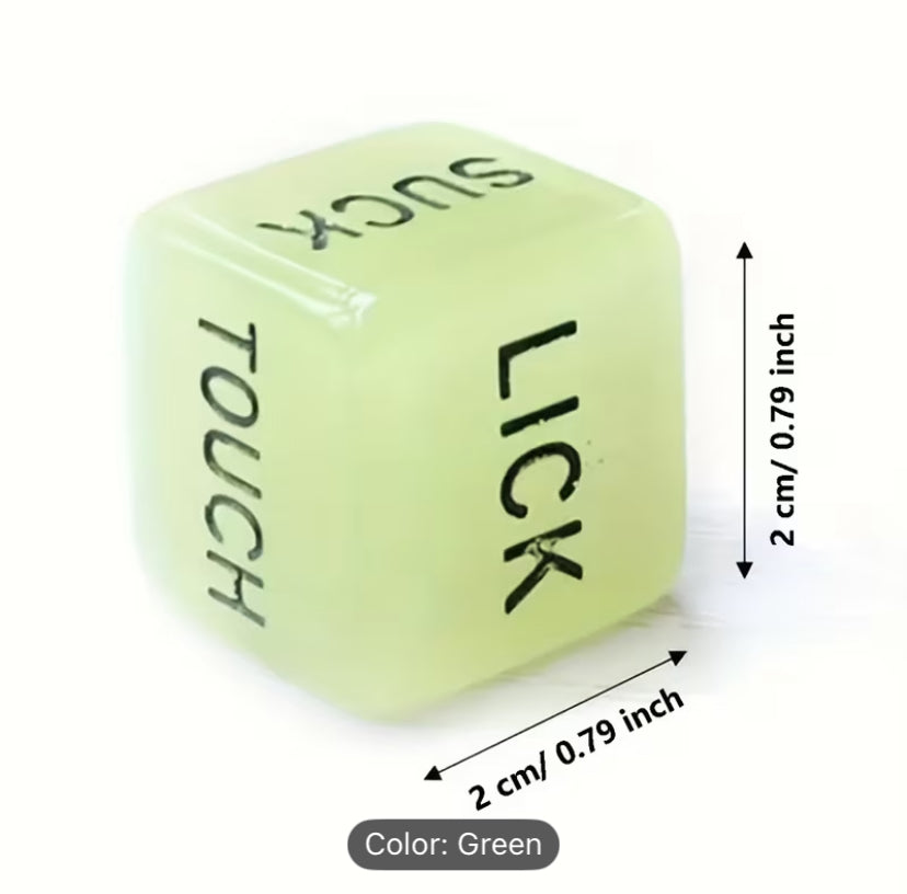 Glow in the Dark Sex Dice