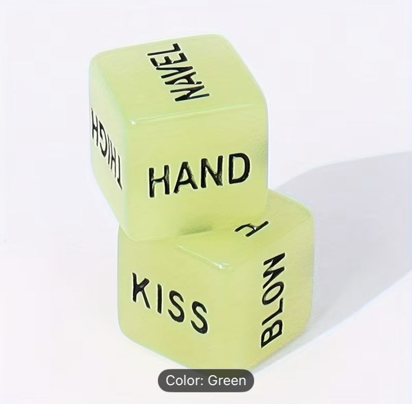 Glow in the Dark Sex Dice